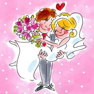 👉 Blond amsterdam kaart Huwelijkskaart | Illustratie