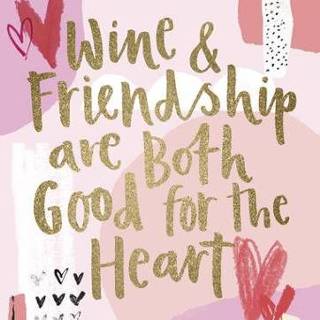 👉 Vriendschapskaart Vriendschap | UK greetings Wijn
