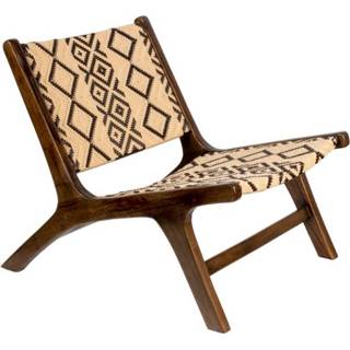 👉 Fauteuil beige hout active Dutchbone Landa 8718548061019