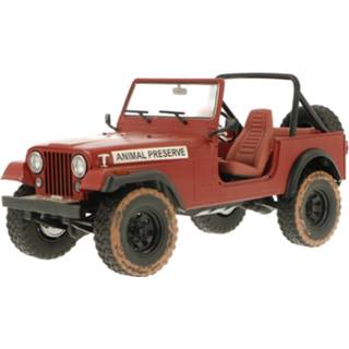 👉 Modelauto greenlight bruin Die-Cast Jeep CJ-7 - schaal 1:18 810027492326