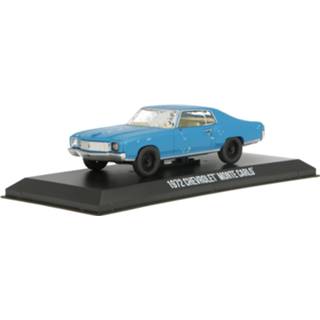 Modelauto greenlight blauw Die-Cast Chevrolet Monte Carlo - schaal 1:43 819725027526