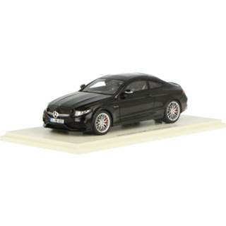 👉 Modelauto spark zwart resin Mercedes-Benz C 63 Coupé - schaal 1:43