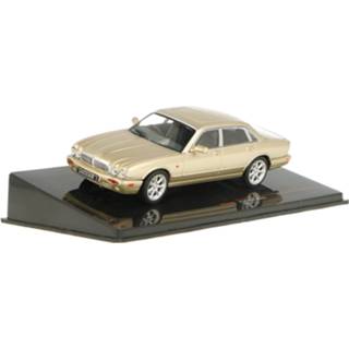 👉 Modelauto IXO gold metallic Die-Cast Jaguar XJ8 - schaal 1:43 4895102328925