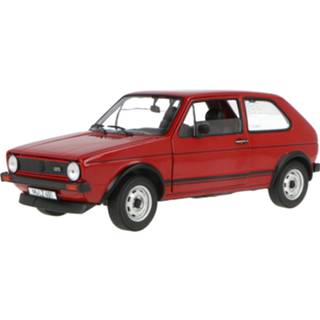👉 Modelauto norev rood Die-Cast Volkswagen Golf I GTI - schaal 1:18 3551091884729