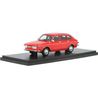 👉 Modelauto AutoCult rood resin Volkswagen Typ 412 LE Limousine - schaal 1:43 7423355611685
