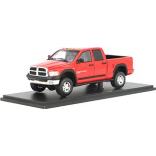 👉 Modelauto spark rood resin Dodge RAM Power Wagon - schaal 1:43 9580006908704