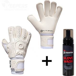 👉 Elite Solo Keepershandschoenen + Gladiator Sports Handschoenenreiniger Wash