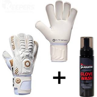 👉 Elite Real Keepershandschoenen + Gladiator Sports Handschoenenreiniger Wash