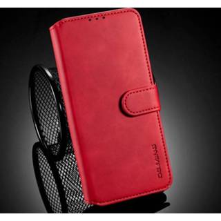 👉 Active rood leer CaseMe - iPhone 12 / Pro Hoesje Magnetisch 2 in 1 Case Ming Serie Leren Back Cover 8719793125495