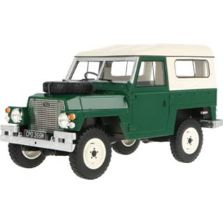 👉 Modelauto BoS-Models Dark Green resin Land Rover Lightweight Series III Hard Top - schaal 1:18 4052176594322