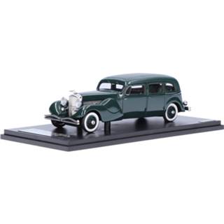 👉 Modelauto glm donkergroen resin Duesenberg J 587-2613 Landaulet Bohman&Schwarts 