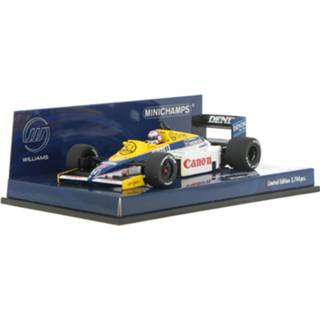 👉 Modelauto Nigel Mansell ichamps Williams Honda Die-Cast F1 FW10 - schaal 1:43 4012138083189