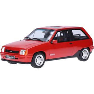 👉 Modelauto ottomobile rood resin Opel Corsa GSI - schaal 1:18 9580010203314