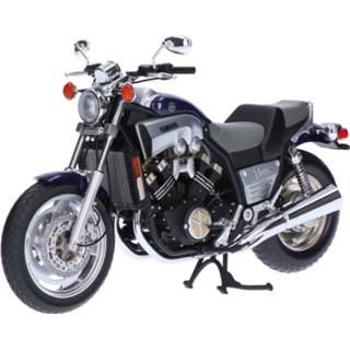 👉 Modelauto ichamps blauw Die-Cast Yamaha Vmax - schaal 1:12 Motorbike 4012138087439