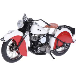 👉 Modelauto ichamps rood Die-Cast Indian Sport Scout - schaal 1:12 Motorbike 4012138085053