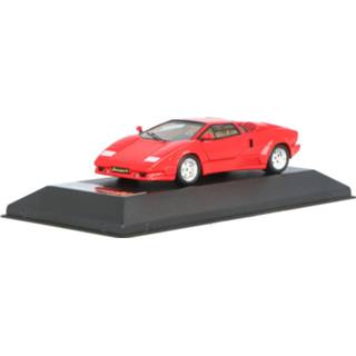 👉 Modelauto Premium X rood Die-Cast Lamborghini Countach 25th Anniversary - schaal 1:43 9580018500521