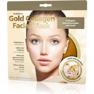 👉 Goud One Size GeenKleur GlySkinCare Gold Collagen Face Mask 7433652243274