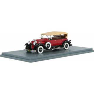 👉 Model auto resin neo rood Packard 733 Straight 8 Sport Phaeton - Modelauto schaal 1:43 874250446303