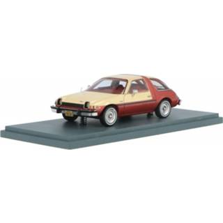 👉 Model auto resin neo red metallic AMC Pacer - Modelauto schaal 1:43 874250435215