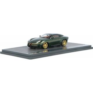 👉 Model auto resin matrix green metallic Alfa Romeo Disco Volante Touring - Modelauto schaal 1:43 40102032004