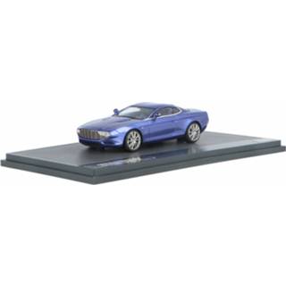 👉 Model auto resin matrix blue metallic Aston Martin DBS Coupé Centennial Zagato - Modelauto schaal 1:43 50108061007