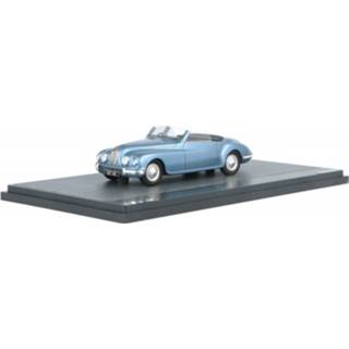 👉 Model auto resin matrix blue metallic Bristol 402 DHC - Modelauto schaal 1:43