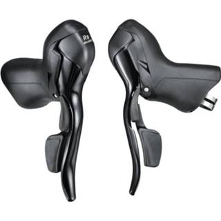 👉 Versteller pair zwart MicroSHIFT R8 2x8 Speed Dual Control Lever Set - Verstellers & shifters 4710495432434