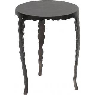 👉 Bijzettafel zwart metaal aluminium active Be Pure Twist 8714713094257