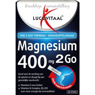 👉 Magnesium active 3x Lucovitaal 400mg 2Go 20 sachets 6019916774718