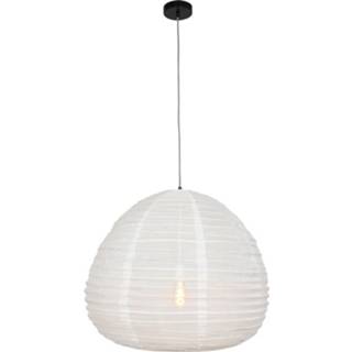 👉 Steinhauer Hanglamp BangaloreØ 70cm zwart met wit 2137W