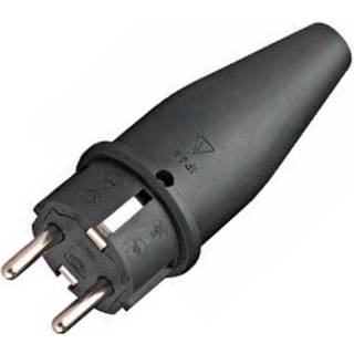 Active rubber Beslight stekker Plug 230v. met randaarde 56050 8716803502031