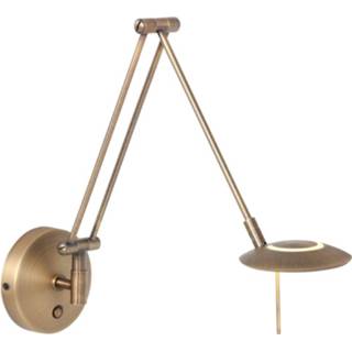 👉 Leeslamp messing active Steinhauer Zodiac LED voor aan de wand 2110BR 8712746127355
