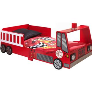 👉 Rood Vipack Toddler Fire Truck Bed 70 x 140 cm 5420070205429