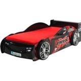 👉 Autobed zwart Vipack MRX Sleepcar Black 90 x 200 cm 5420070213738