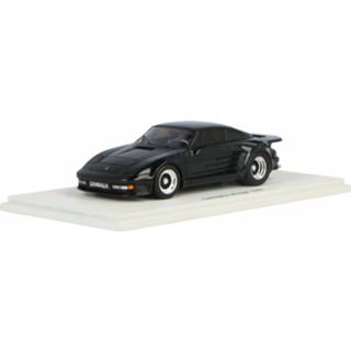 👉 Model auto resin spark zwart Porsche Gemballa Mirage - Modelauto schaal 1:43 9580006907318