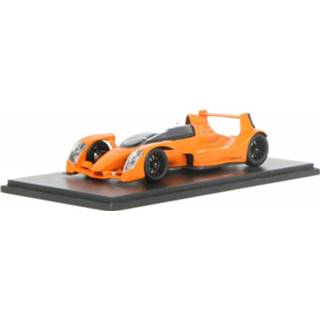 👉 Model auto resin spark oranje Caparo T1 - Modelauto schaal 1:43 9580006906274