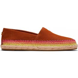 👉 Sneakers 10 vrouwen beige rood TOMS - Women's Esparto maat 10, rood/beige 889556958351