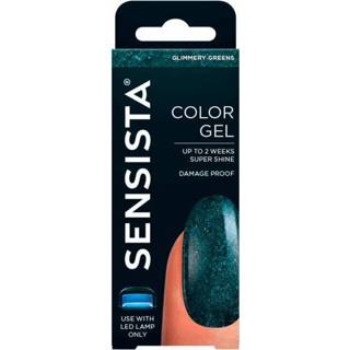 👉 Gel Sensista Color Glimmery Greens 8717591566854