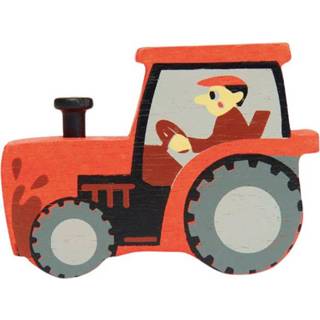 👉 Rood hout Tractor Junior 8 Cm 191856048336