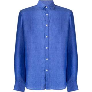 👉 M male blauw Camicia