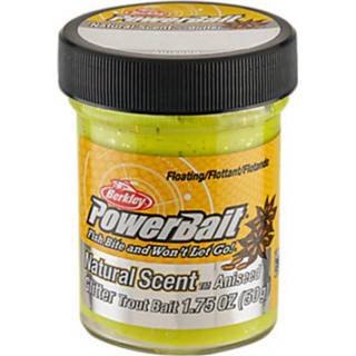 👉 Powerbait forel geel foreldeeg Anijs Sunshine Yellow Berkley - Glitter Trout Bait