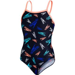 👉 Speedo Boom Logo Thinstrap Muscleback Swimsuit - Badpakken