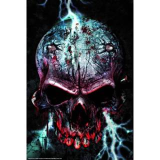 👉 Poster multicolor unisex Hoofdmateriaa Papier Alchemy England - Lightning Skull 4064854230255