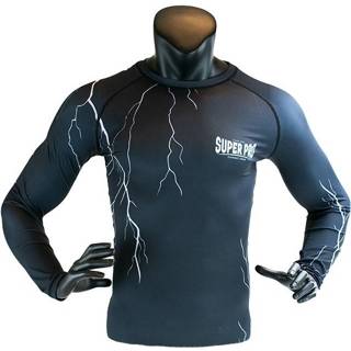 👉 Shirt zwart grijs Compression Thunder Zwart/Grijs 8720574151152