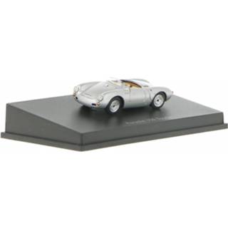 👉 Model auto resin spark zilver Porsche 550 Spyder - Modelauto schaal 1:87 9580006410320