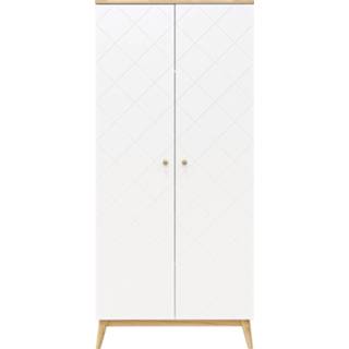 👉 Kledingkast wit eiken paris Bopita 2-Deurs / 8712657061175