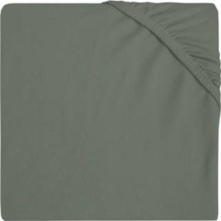 👉 Jersey hoeslaken donkergroen ash green Jollein 60 x 120 Cm 8717329359116