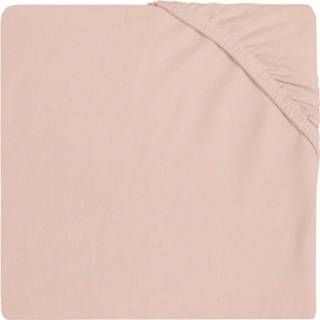 👉 Jersey hoeslaken roze mustard Jollein Pale Pink 60 x 120 8717329359086