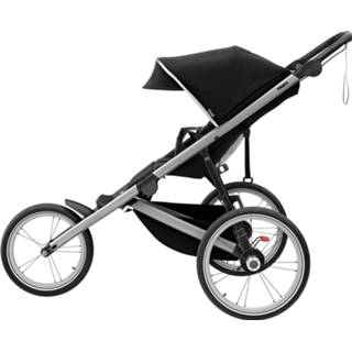 👉 Kinderwagen zwart zilver luchtbanden zwenkwielen voor stad Jet Black kinderen Thule Glide 2 2021 872299048847