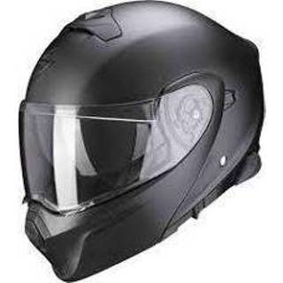 👉 Helm zwart m active Scorpion EXO-930 Solid Matt Pearl Black Modular Helmet 3399990085041